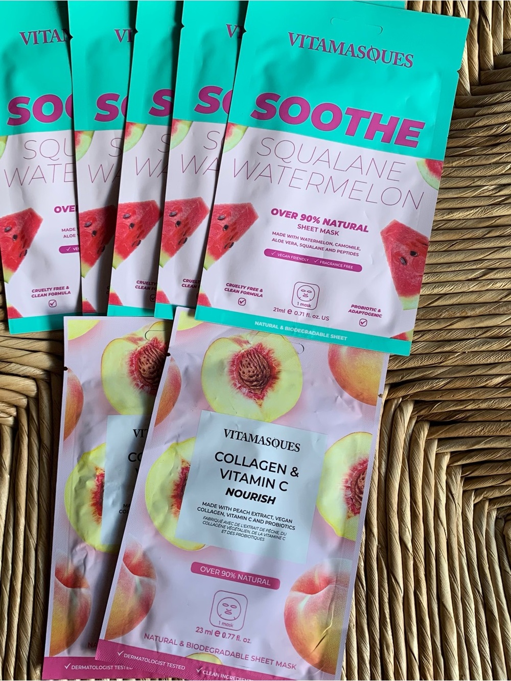 7 Vitamasques face masks